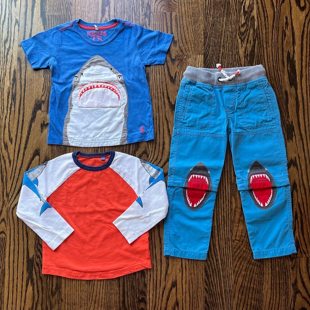 Mini Boden and Joules Boys Shark Bundle (3-4Y)